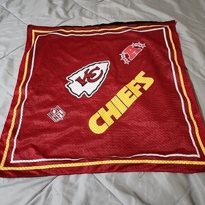 Profanity KC Chiefs Mesh Fabric Home Decoration 23x23".